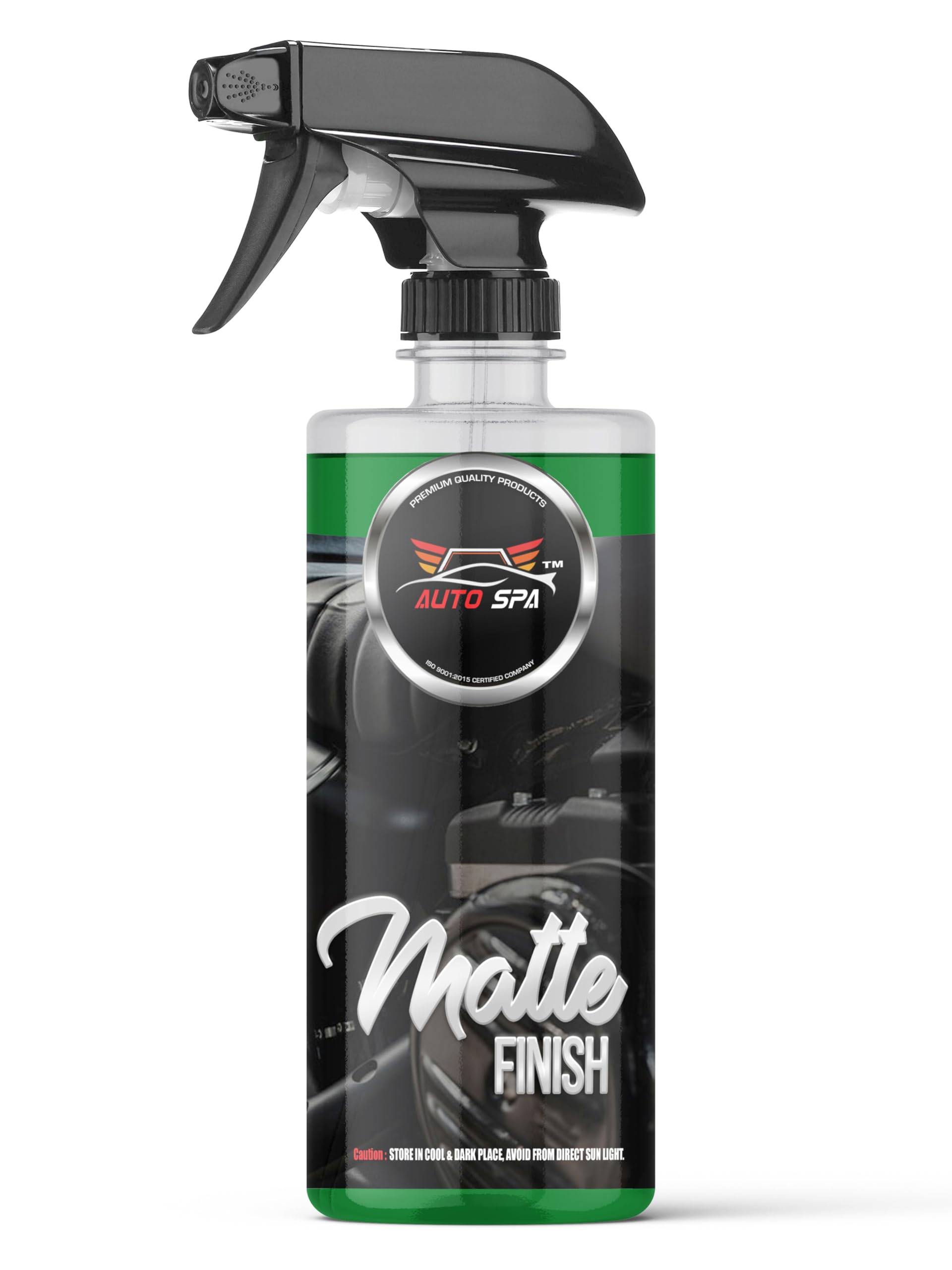 01 AUTO SPA Matte Finish Maintainer + Polish Spray - 500mL | Quick Detailer for Matte & Satin Finishes | Gloss-Free Formula | Enhances Appearance of Matte Cars & Bikes | Streak free Results - Image 1
