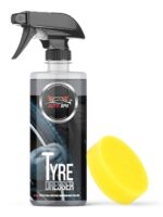 AUTO SPA Tyre Dresser Spray Polish 500mL - Easy to use | Zero dust Attraction | Renew Faded tyre | Non-Greasy | Gives Long Lasting Wet Black Shine, Resists Dirt and Prevents Cracks