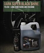 AUTO SPA Tyre Dresser Spray Polish 500mL - Easy to use | Zero dust Attraction | Renew Faded tyre | Non-Greasy | Gives Long Lasting Wet Black Shine, Resists Dirt and Prevents Cracks - Image 5