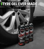 AUTO SPA Car & Bike Tyre Polish Gel - 500ML | Long Lasting Super Black Shine | Fresh Look Tyre Dressing, Shinner & Polish | Prevents Dullness | Non-greasy & UV-Resistant | Ultimate Tire Care Solution - Image 5
