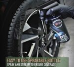 AUTO SPA Tyre Dresser Spray Polish 500mL - Easy to use | Zero dust Attraction | Renew Faded tyre | Non-Greasy | Gives Long Lasting Wet Black Shine, Resists Dirt and Prevents Cracks - Image 4