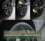 AUTO SPA Tyre Dresser Spray Polish 500mL - Easy to use | Zero dust Attraction | Renew Faded tyre | Non-Greasy | Gives Long Lasting Wet Black Shine, Resists Dirt and Prevents Cracks - Image 2