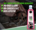 AUTO SPA Heavy Duty Engine Degreaser & All-Purpose Cleaner Concentrated Liquid | BioSolvent Formula | Safe for Metals, Rubber & Plastics | Eco-Friendly & Biodegradable (800ml) - Image 3