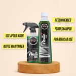 AUTO SPA Matte Finish Maintainer + Polish Spray - 500mL | Quick Detailer for Matte & Satin Finishes | Gloss-Free Formula | Enhances Appearance of Matte Cars & Bikes | Streak free Results - Image 2