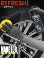 AUTO SPA Tyre Dresser Spray Polish 5L - Easy to use | Zero dust Attraction | Renew Faded tyre | Non-Greasy | Gives Long Lasting Wet Black Shine, Resists Dirt and Prevents Cracks - Image 6